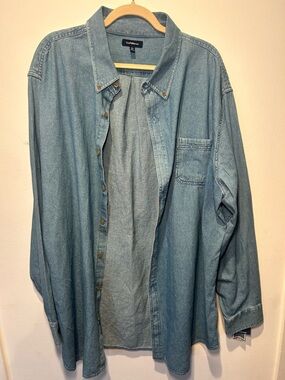 Croft & Barrow Denim Button-Up Shirt NWT!